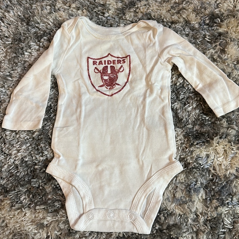 Handmade Raider onesie size size 3 months